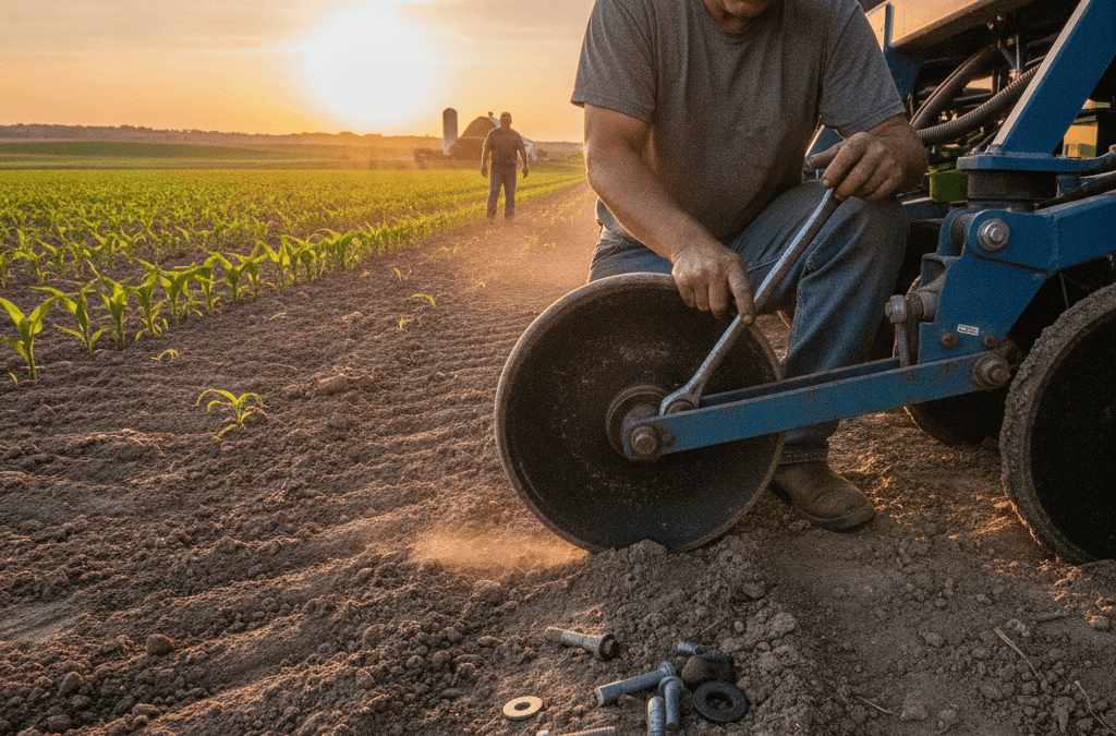 How Do Farmers Near Aberdeen Know If Their Planter’s Gauge Wheel Axle Bolts Are Actually Tight — And Why Loose Hardware Kills Depth Consistency