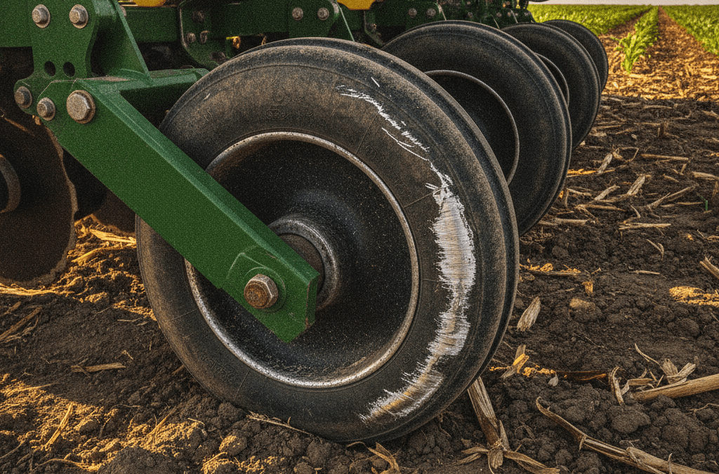 How Do Corn and Soybean Farmers Near Bismarck Know Whether Their Planter’s Gauge Wheel Tire Is Actually Failing From the Inside Out — Or Just Showing Normal Wear on the Surface?